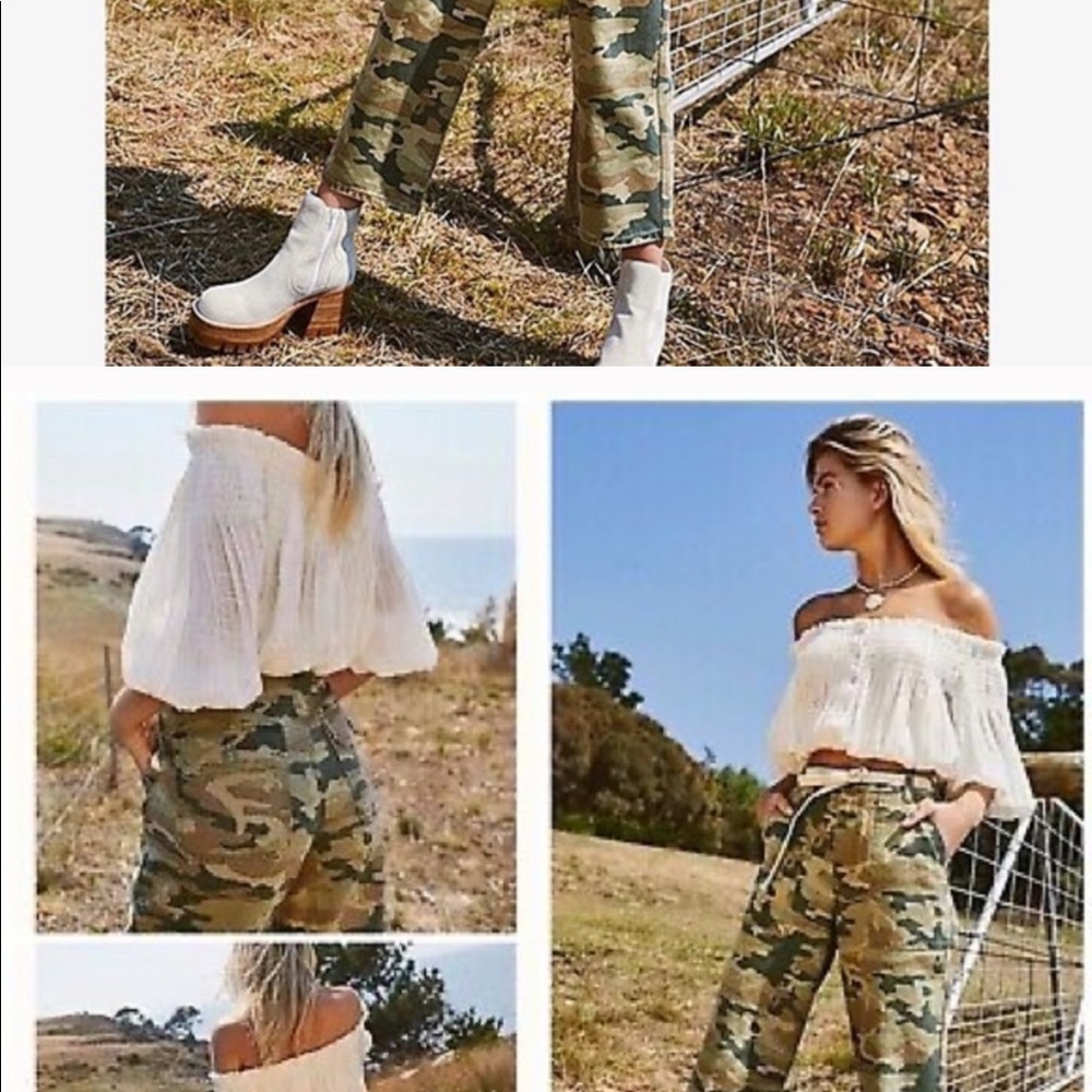 Free People-Camo Pants
